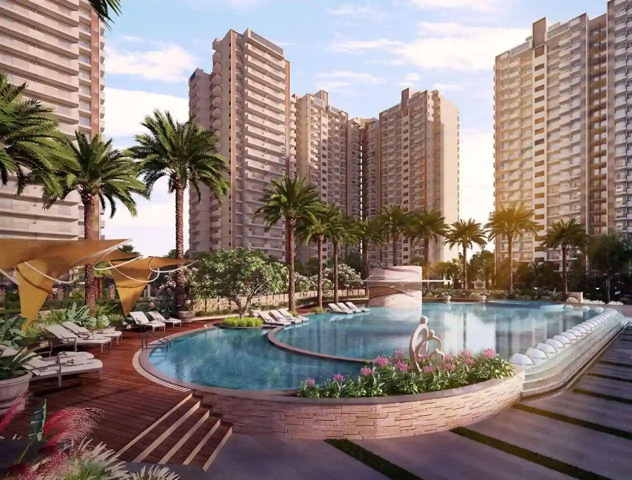 Nirala Estate Artistic Elevation View